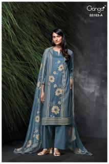 Ganga paesyn 5163 dress material wholesale in surat